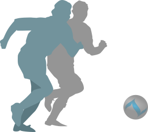 openclipart圖庫：Fussballspieler