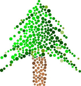 openclipart圖庫：Dot Tree