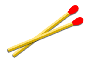 openclipart圖庫：Kitchen Matches (strike on box)