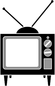 openclipart圖庫：simple television