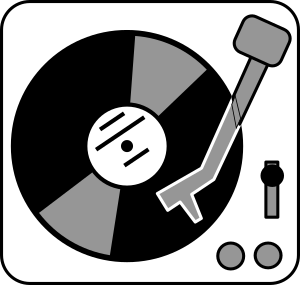 openclipart圖庫：simple turntable