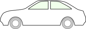 openclipart圖庫：Simple side of car