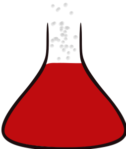 openclipart圖庫：Red Potion with bubbles