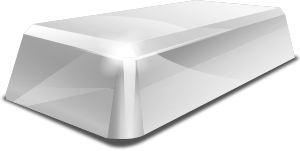 openclipart圖庫：silver bar