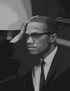 openclipart圖庫：Malcolm X - Face