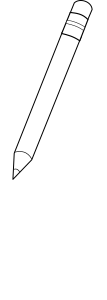 openclipart圖庫：P for Pencil for coloring