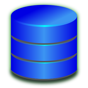 openclipart圖庫：Blue Database