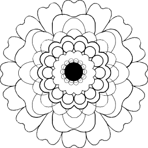 openclipart圖庫：Flower Stack Attack Templates