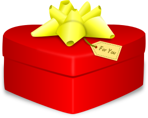 openclipart圖庫：Gift Valentine
