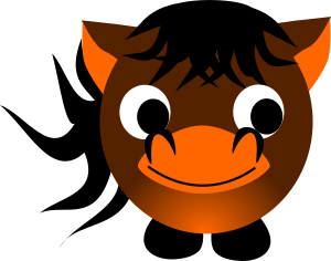openclipart圖庫：Chinese zodiac horse