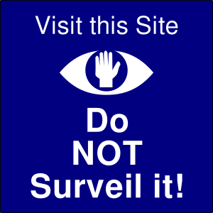 openclipart圖庫：Do Not Surveil this Site