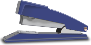 openclipart圖庫：Blue Stapler