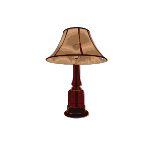 openclipart圖庫：table lamp turn off