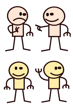 openclipart圖庫：Stick men