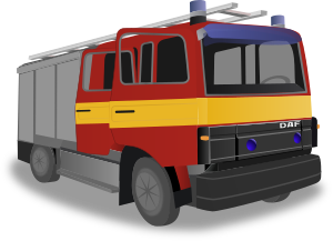 openclipart圖庫：Fire truck