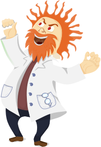 openclipart圖庫：Mad scientist