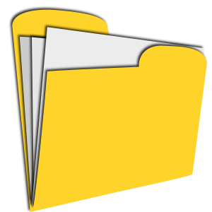 openclipart圖庫：yellow document