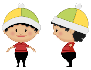 openclipart圖庫：Little kid