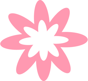 openclipart圖庫：Pink Burst Flower