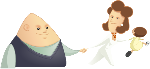 openclipart圖庫：Running Family