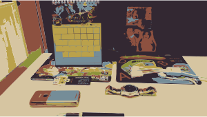 openclipart圖庫：Desk area Scene