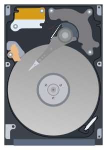 openclipart圖庫：Laptop hard drive