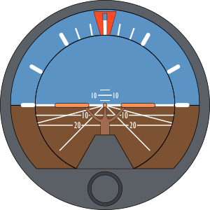 openclipart圖庫：Attitude Indicator