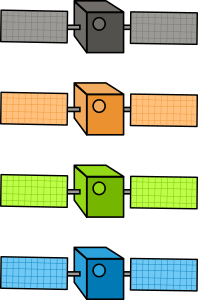 openclipart圖庫：GPS satellites