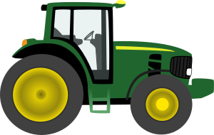 openclipart圖庫：Farm tractor