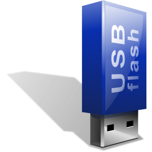 openclipart圖庫：USB flash not green
