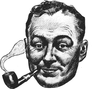 openclipart圖庫：Another Happy Pipe Smoker