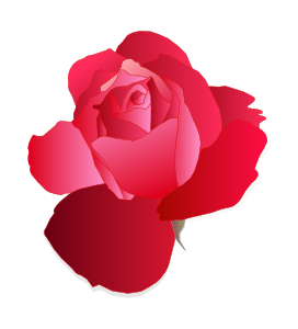 openclipart圖庫：Red Rose