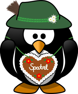 openclipart圖庫：Penguin from the Alps