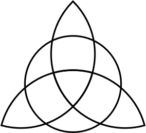 openclipart圖庫：Triquetra with Circle