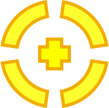 openclipart圖庫：yellow target