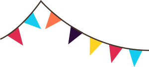 openclipart圖庫：Bunting banner flags
