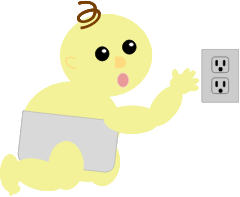 openclipart圖庫：Baby Safety Hazard
