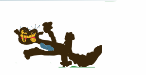 openclipart圖庫：The Crested GECKO CLIPART