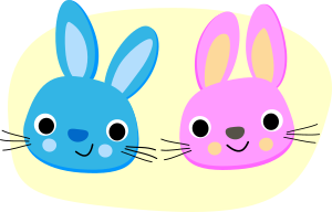 openclipart圖庫：Rabbits