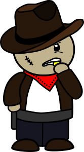 openclipart圖庫：Cowboy cartoon