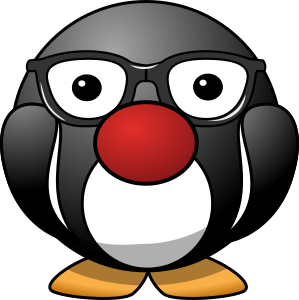 openclipart圖庫：Pengi - We used him as a sticker hero in our app.