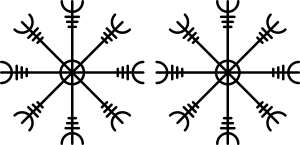 openclipart圖庫：Aegishjalmur Retraced