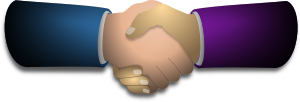 openclipart圖庫：Handshake Remix