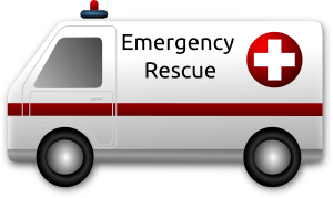 openclipart圖庫：Emergency Rescue Ambulance