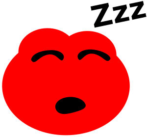 openclipart圖庫：Blob sleeping