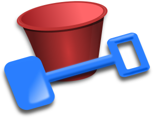 openclipart圖庫：Bucket and Spade Remix