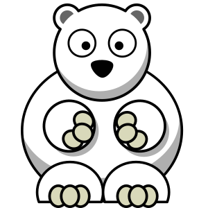 openclipart圖庫：Polar bear remix