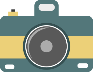 openclipart圖庫：Flat camera
