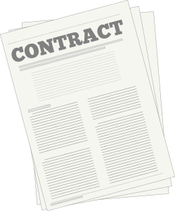 openclipart圖庫：Contract