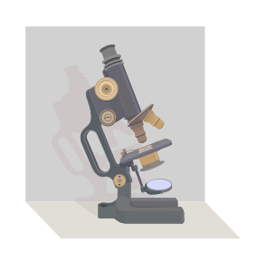 openclipart圖庫：Microscope Vintage